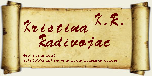 Kristina Radivojac vizit kartica